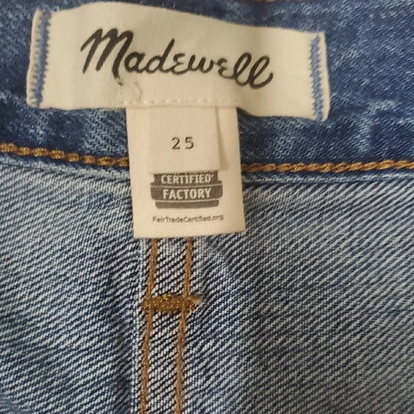 Madewell Blue Maxi Pencil Skirt with Slit - Picture 5 of 10